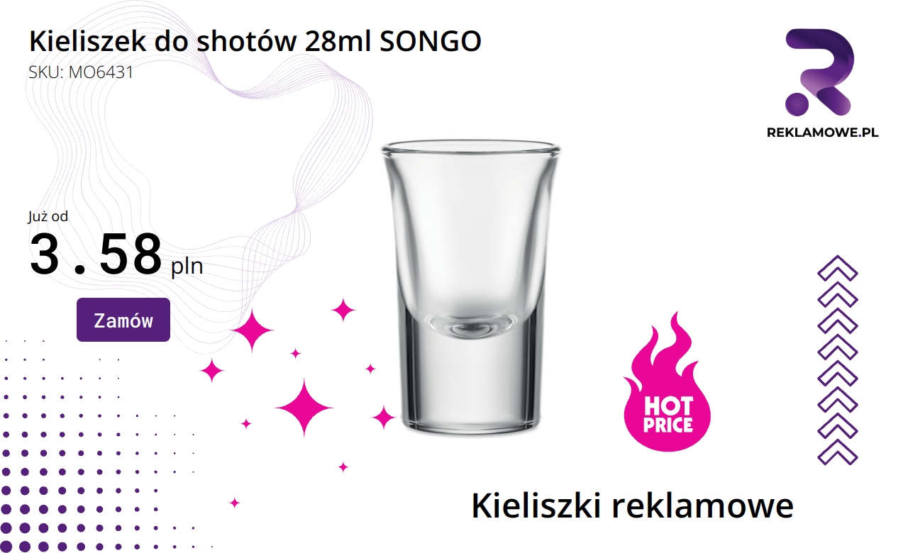 Kieliszek do shotów 28ml marki SONGO