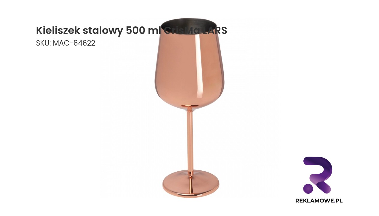 Kieliszek stalowy 500 ml CrisMa LARS Kieliszek stalowy 500 ml CrisMa LARS – wytrzymały kubek ze stali nierdzewnej