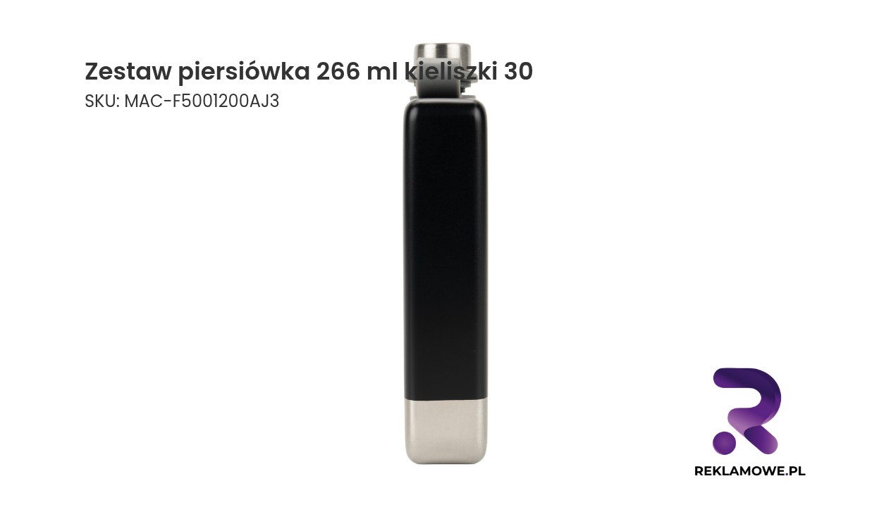 Zestaw piersiówka 266 ml z kieliszkami 30 ml